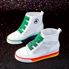 Кроссовки, увеличивающие рост; женская обувь на танкетке; Высокая Женская прогулочная обувь; слипоны; кроссовки на платформе; обувь, увеличивающая рост; E15-05