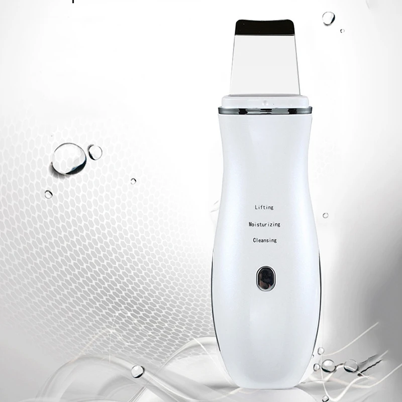 ABRA-Ultrasonic Electric Shovel Face Skin Cleansing Blackhead Removal Ion Beauty Import Instrument Skin Scraber Deep Peeling