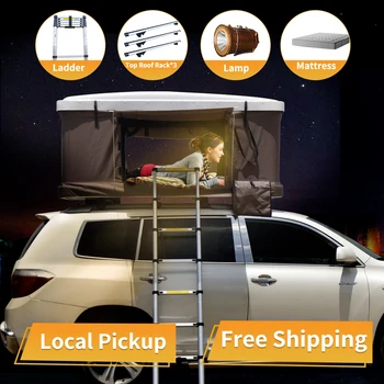 

Waterproof Automatic Car Roof Tent Camping For Auto Car SUV Self-driving Outdoor Touring Hard Shell Double 4x4 Top Roof Rack
