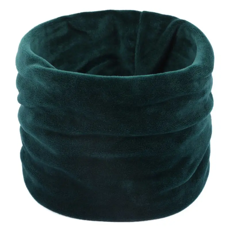 Зимний Одноцветный шарф-кольцо, винтажный женский шарф для шеи, теплый шарф, Новинка
