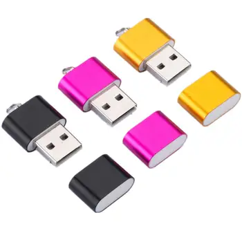 

High Speed Usb Flash Universal Portable Aluminum Alloy Mini Portable USB 2.0 TF Flash Memory Card Reader for PC Laptop