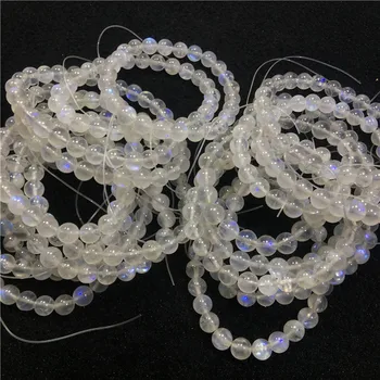 

Natural blue moonlight stone bracelet Sri Lanka blue moonlight women's crystal bracelet