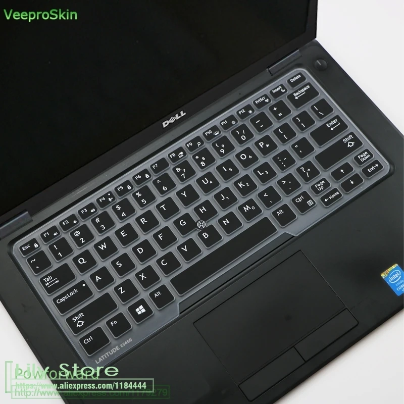 black Для Dell Latitude E7450 E7470 E5470 E7480 5480 5490 7480 7490 ноутбук с диагональю 14 дюймов Notgebook крышка клавиатуры - Цвет: black