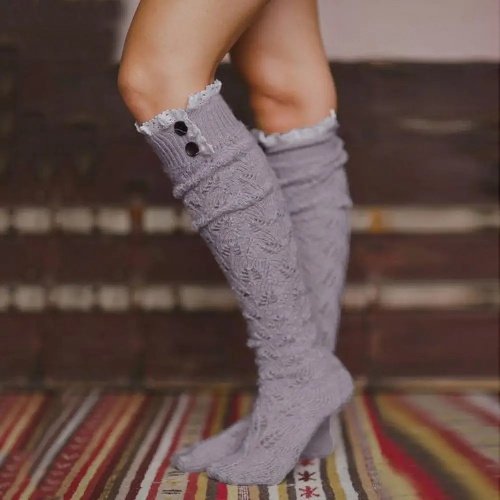 Популярные носки для девочек, девушек, женщин, Гольфы выше колена, длинные хлопковые носки, теплые женские носки, теплые носки# ZB