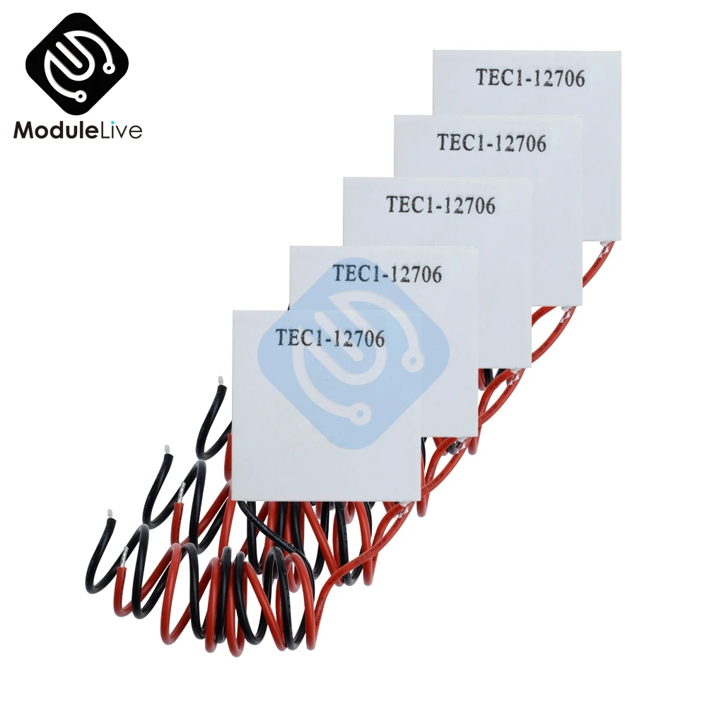 10 шт. TEC1-12706 12706 TEC Термоэлектрический охладитель Пельтье 12 в новые полупроводниковые холодильного TEC112706 радиатор в виде пластины модуль