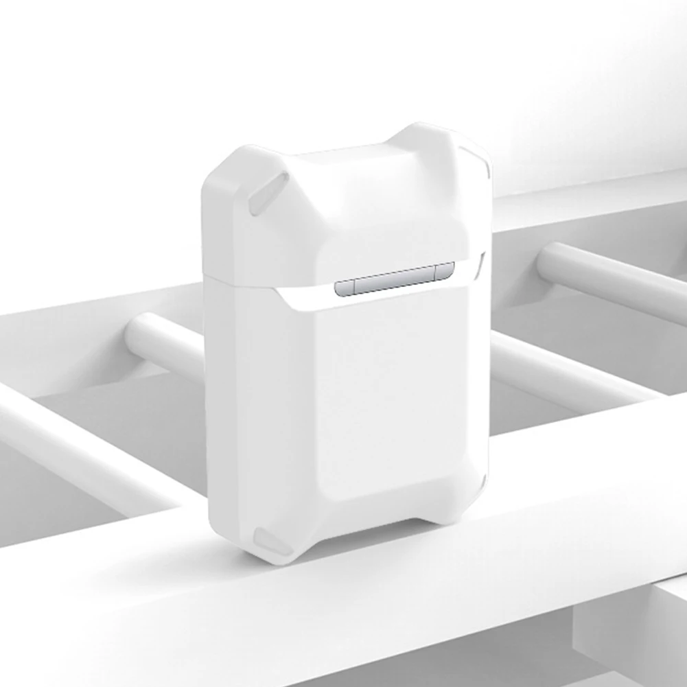 White for AirPods1 2 Защитный силиконовый чехол для наушников AirPods 2 1 Pro, беспроводные Bluetooth наушники, противоударный защитный чехол для всего тела - Цвет: White for AirPods1 2