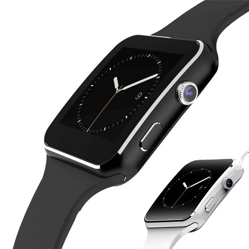 

X6 Smart Watch with Camera Touch Screen Support SIM Card TF Card Bluetooth Smartwatch for iPhone iOS Android Phone