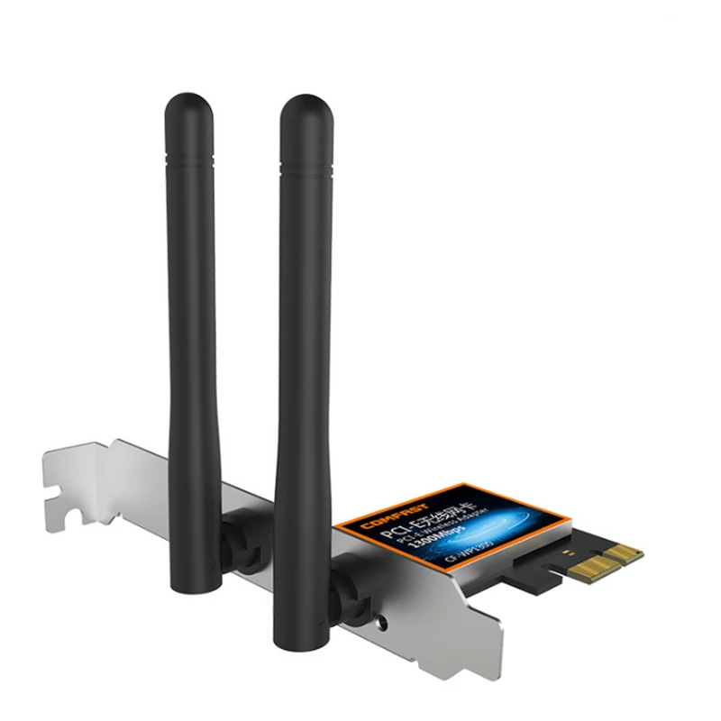 COMFAST-1300Mbps двухдиапазонный беспроводной адаптер 802.11b/g/n 2,4G/5G WiFi PCI-E X1/X4/X8/X16 слот для видеокарты настольная сетевая карта