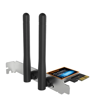 

COMFAST-1300Mbps Dual Band Wireless Adapter 802.11b/g/n 2.4G/5G WiFi PCI-E X1/X4/X8/X16 Graphics Card Slot Desktop Network Card