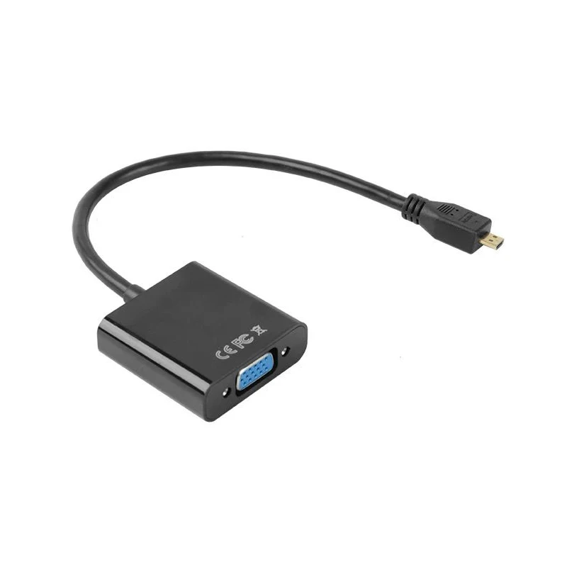 Адаптер Raspberry Pi 4 Micro HDMI в VGA Кабель адаптер с аудиокабелем кабель USB для XBOX PS 3/4