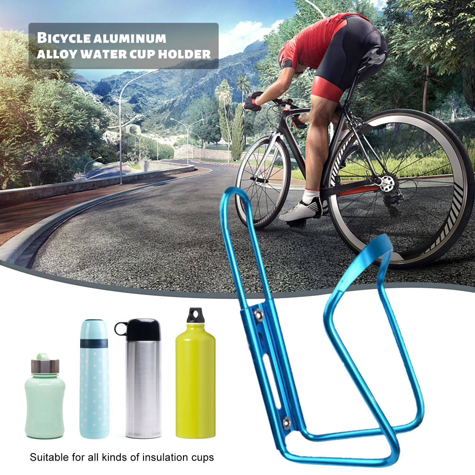 Bicycle Bottle Cage MTB Holder Aluminum Alloy Durable Cup Cycling ​Bracket For Mountain Bike Accessories |