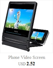 3D увеличитель для экрана телефона, стереоскопический усилительный Настольный складной кожаный кронштейн, держатель для мобильного телефона, держатель для планшета, Прямая поставка