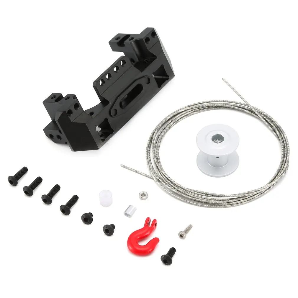 

Multi-function 25T Servo Front Bracket Winch set For 1/10 TRX-4 D90 SCX10 RC Crawler Car Without Servo