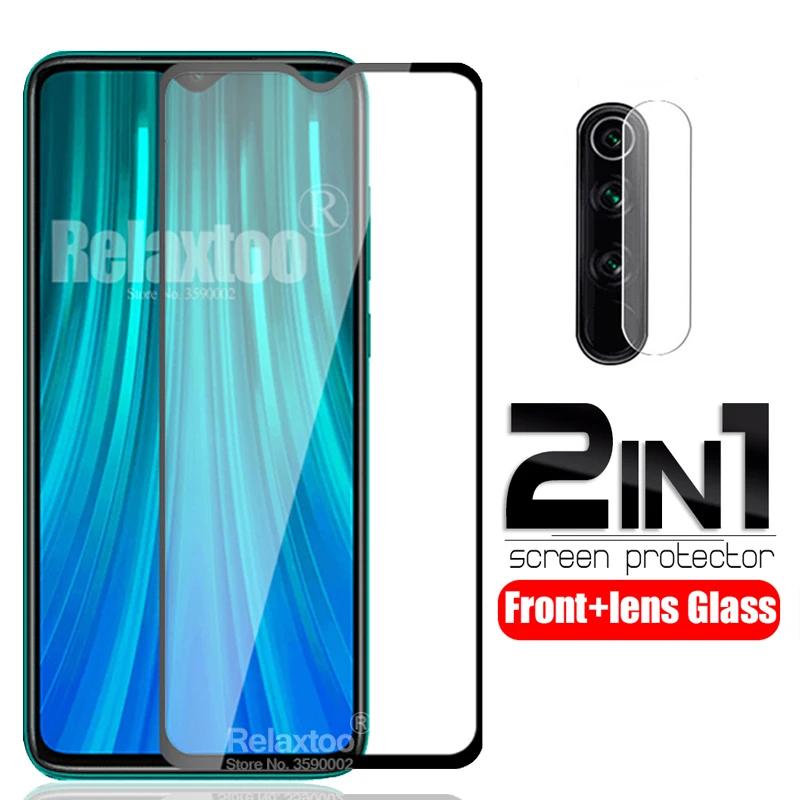 Стекло для камеры 2 в 1 xiaomi redmi note 8 pro 8a Защитное стекло 7 7a 6 6a закаленное защитная