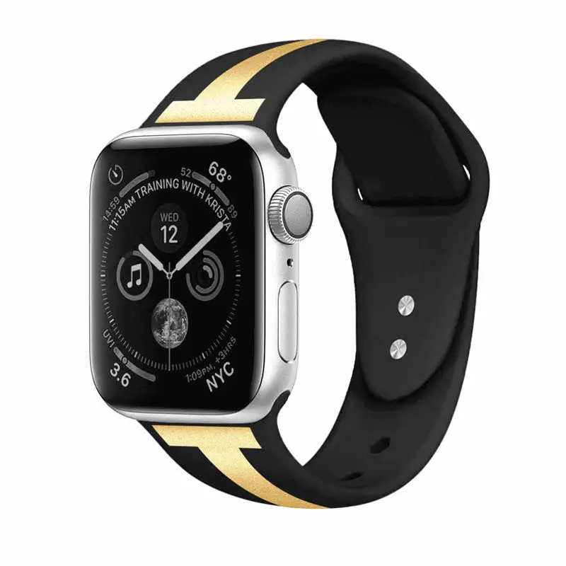 LOVERONY полосы силиконовый ремешок 42 мм 44 мм, 38 мм, 40 мм для Apple Watch, версии 5/4/3/2/1 ремешок для часов Apple браслет на запястье