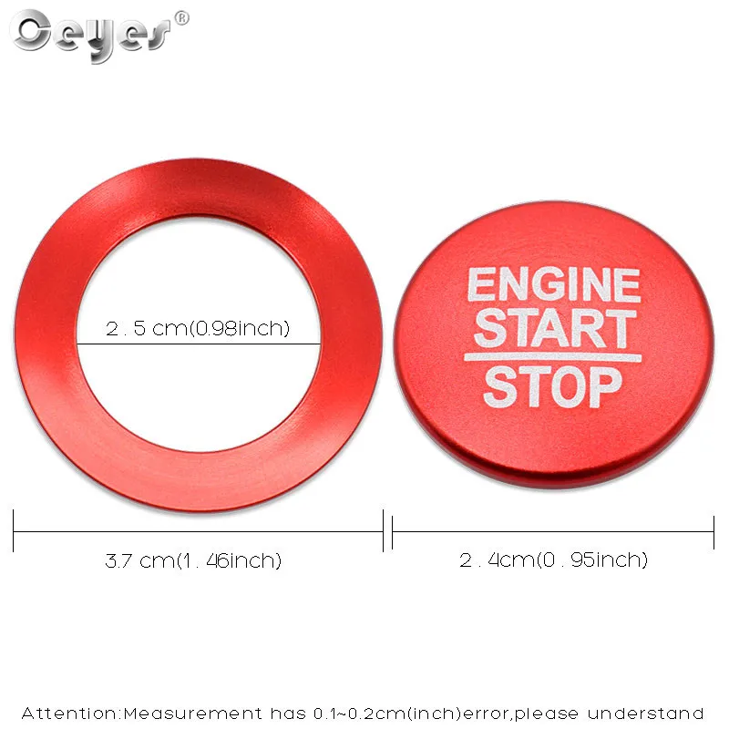 Ceyes автомобильный двигатель старт зажигания стоп-покрытие салонные аксессуары Стайлинг подходит для Jeep Renegade компас Wrangler Авто Наклейка