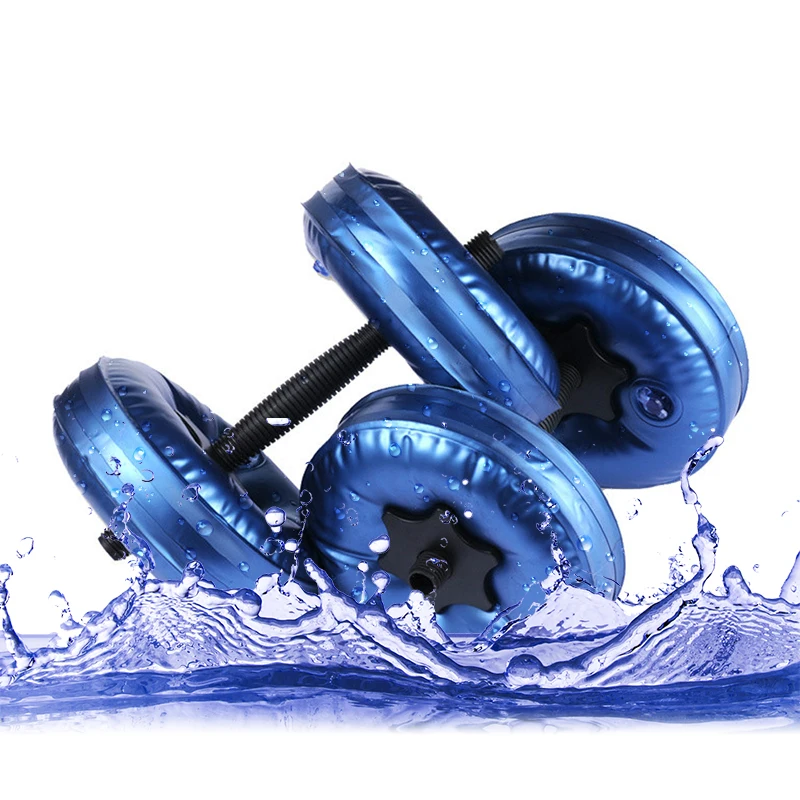

PVC Material Water-poured 10 kg Dumbbell Fitness Equipment for Gym Training