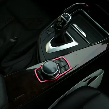 

2020 HOT Car Multimedia Button Decoration Stickers For BMW BMW X1 X3 X5 X6 E70 E83 E90 E91 F15 F16 F20 F21 F30 F10 car-Styling