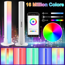 

WIFI APP Control Voice Activated Rhythm Lamp 12W Pickup Rhythm Light Remote Control Smart Music Sync RGB Light Bar Ambient Light