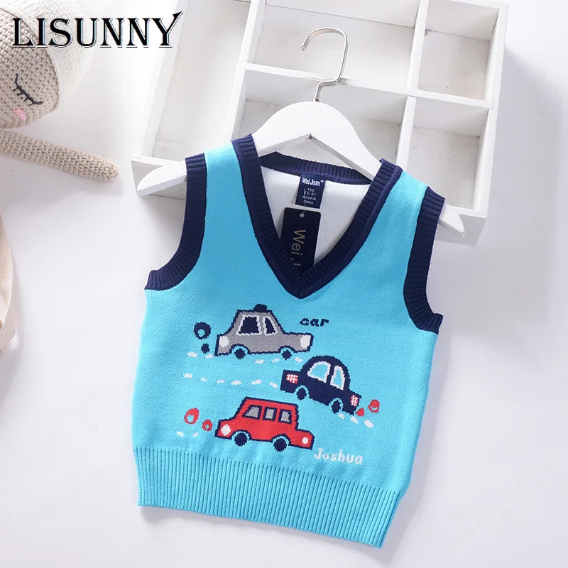 baby boy sleeveless jumper