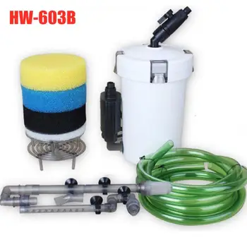 

HW-603B/HW-602B/LW-602/LW-603 Silent Filter Bucket Filter Aquarium Filter Bucket Aquarium Grass Cylinder Filter Pump Aquarium