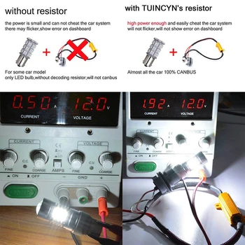

Repair Light Load Resistors 2pcs Parts H7 Kit Warning Canceler Decoder