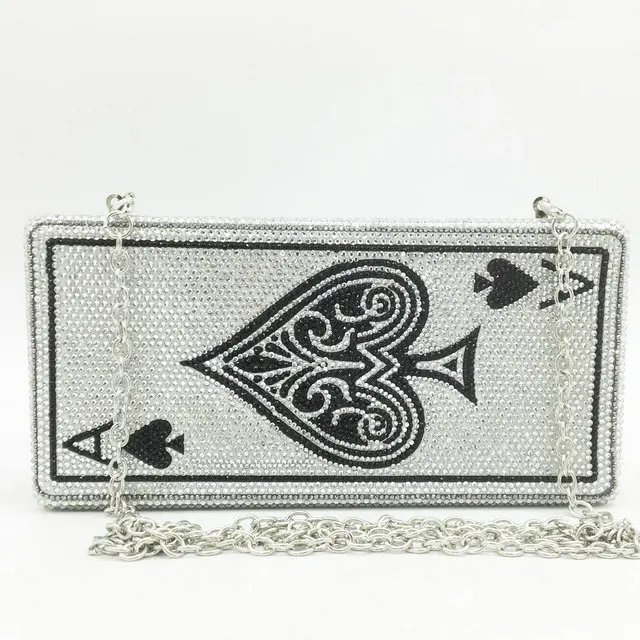 Ace of Spades- Playing Card Design Zipper Pouch for Sale by the