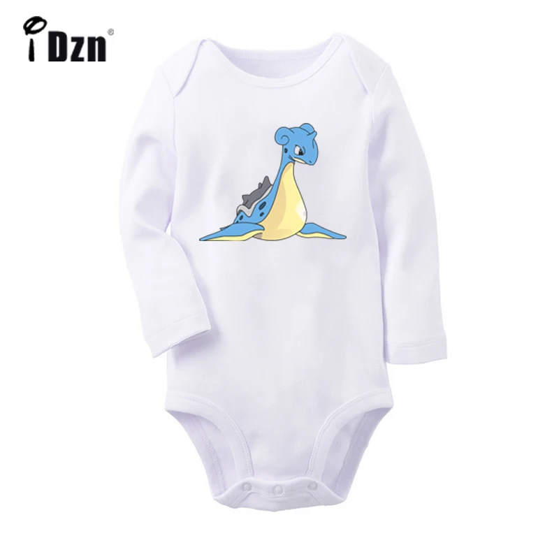 JbBaby954WC Pokemon Dratini Gyarados Lapras Poliwag Staryu/дизайнерский боди для новорожденных, комбинезон с длинными рукавами для малышей, Onsies, хлопковая одежда - Цвет: JbBaby954WC