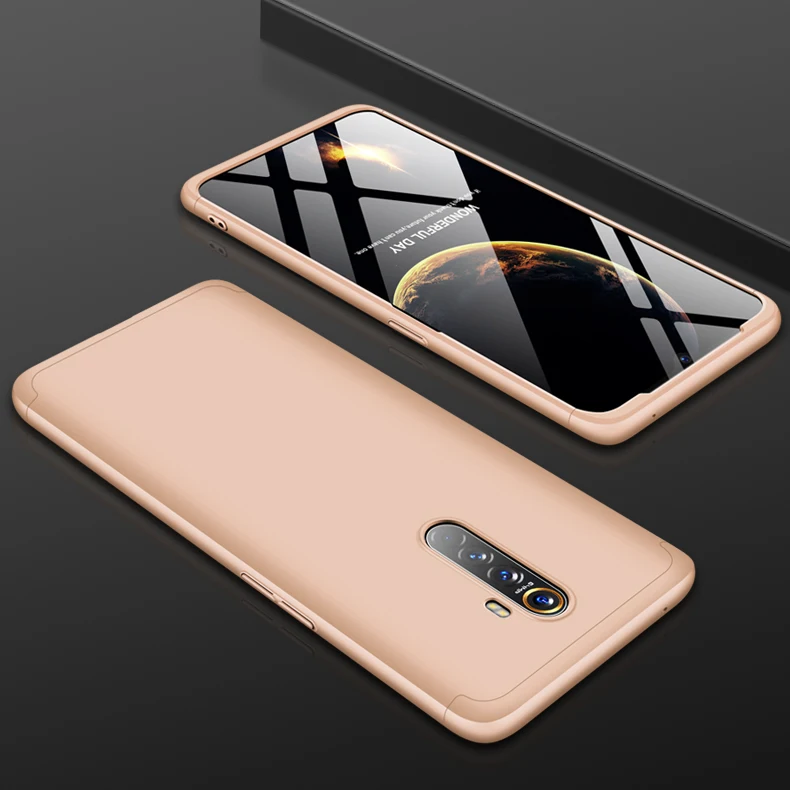 OPPO Рено Ace чехол для телефона Realme X2 Pro 3-в-1 Матовый PC жесткий защитный чехол-накладка на заднюю панель для OPPO Realme X2 Pro бронированный противоударный чехол s