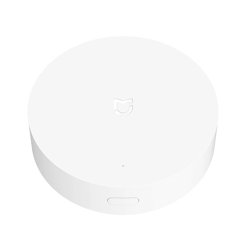 Новейший многофункциональный шлюз Xiao mi jia, ZigBee, Wi-Fi, Bluetooth, сетчатый концентратор, умный дом, концентратор, работает с приложением mi Home, Apple, Homekit - Цвет: Белый