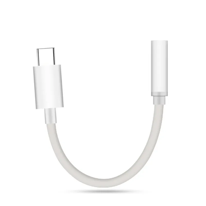 

Type-C To 3.5mm AUX Headphones Adapter for Huawei Mate 20 P30 Pro Xiaomi Mi 8 9 SE Type C To 3.5 Jack Earphone Audio Cable