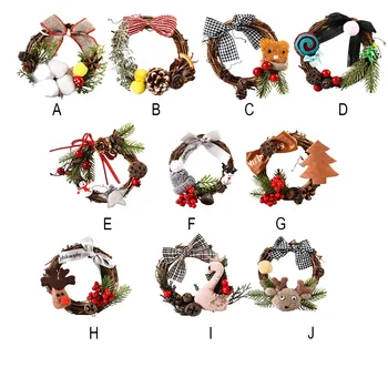 

Christmas Decorations Wooden Luminous Elk Merry Christmas Decor for Home Xmas Gift Tree Pendant Decoration Gift Ornament New