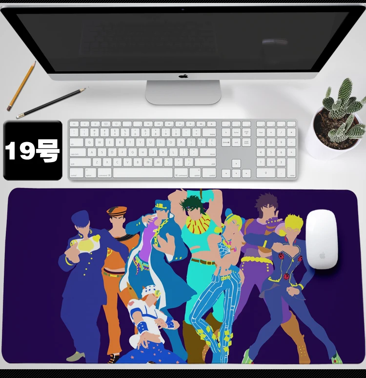 Японское аниме Джоджо Необычные Приключения Dio Jotaro Kujo Joseph Бруно Bucciarati JoJo коврик для мыши офисный стол коврик для клавиатуры
