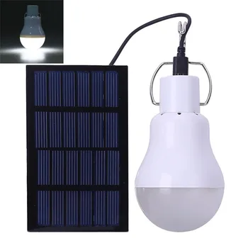 

140LM Portable Solar Light Led Bulb Energy Solar Garden Lamp Led Lighting Solar Panel for Camping Travel Outdoor Used 5-6 hours