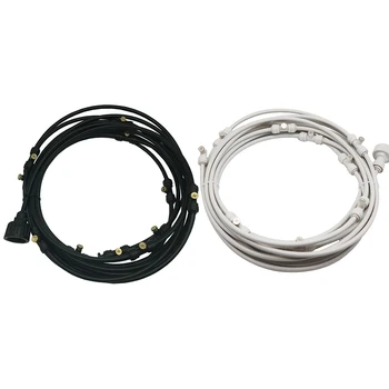 

6M-18M Outdoor Misting Cooling System Kit For Greenhouse Garden Patio Waterring Irrigation Mister Line 0.4mm System