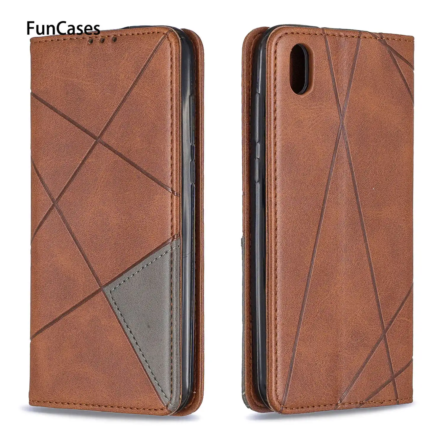 Y5 2019 бумажник Mem Чехлы для hoesje huawei абстрактный Флип Бумажник чехол книга СПС Csse