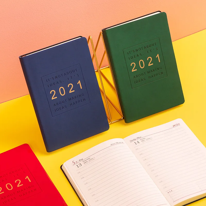 

365 Day Plan Agenda 2021 Planner Organizer Diary Weekly Monthly Notebook and A5 Journal Note Book Back to School Travel Handbook