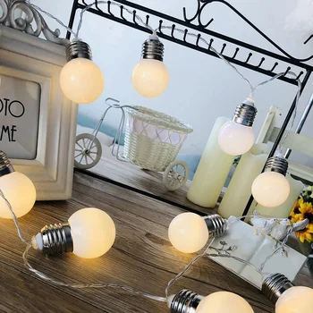 

10 led wedding string fairy light bulb LED Globe battery and USB style led fairy string light for outdoor garden garland