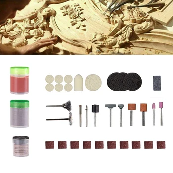 

Household Grinding Polishing Sanding Mini Electric Drill Grinder Tool Set Kit