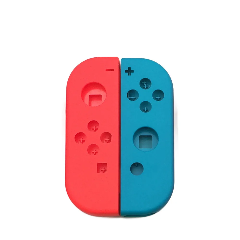 Пластиковый R L корпус Оболочка Чехол для переключателя NS NX Joy Con контроллер - Цвет: Neon Red Blue Middle