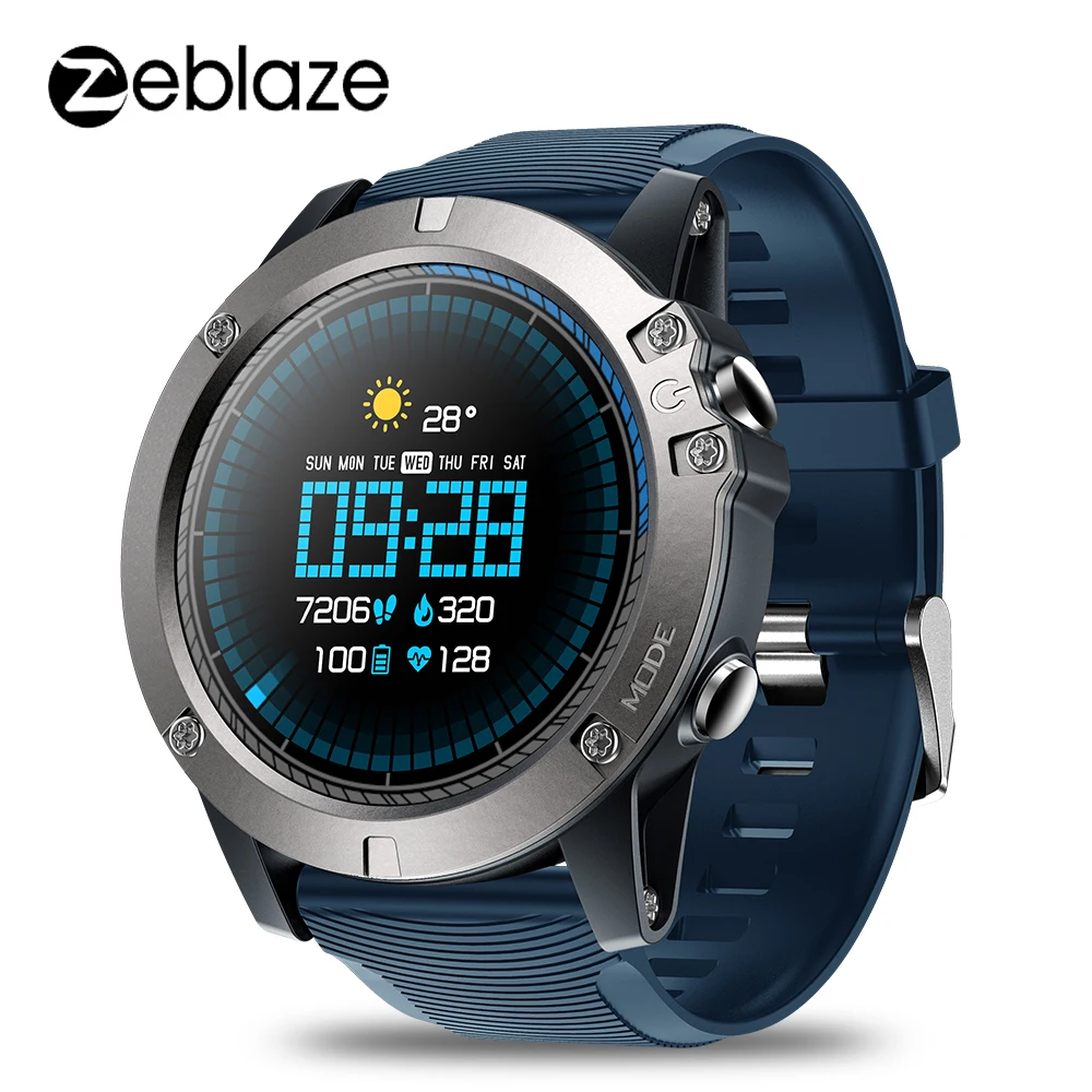 Zeblaze VIBE 3 PRO умные часы Bluetooth 4,0 спортивные умные часы монитор сердечного ритма датчик приближения акселерометр для IOS Android