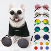 1PC Doll Accessories Round Eyeglasses Pink Glasses Sunglasses American Girl Toy Photo Props Pet Dog Cat Sunglasses 2
