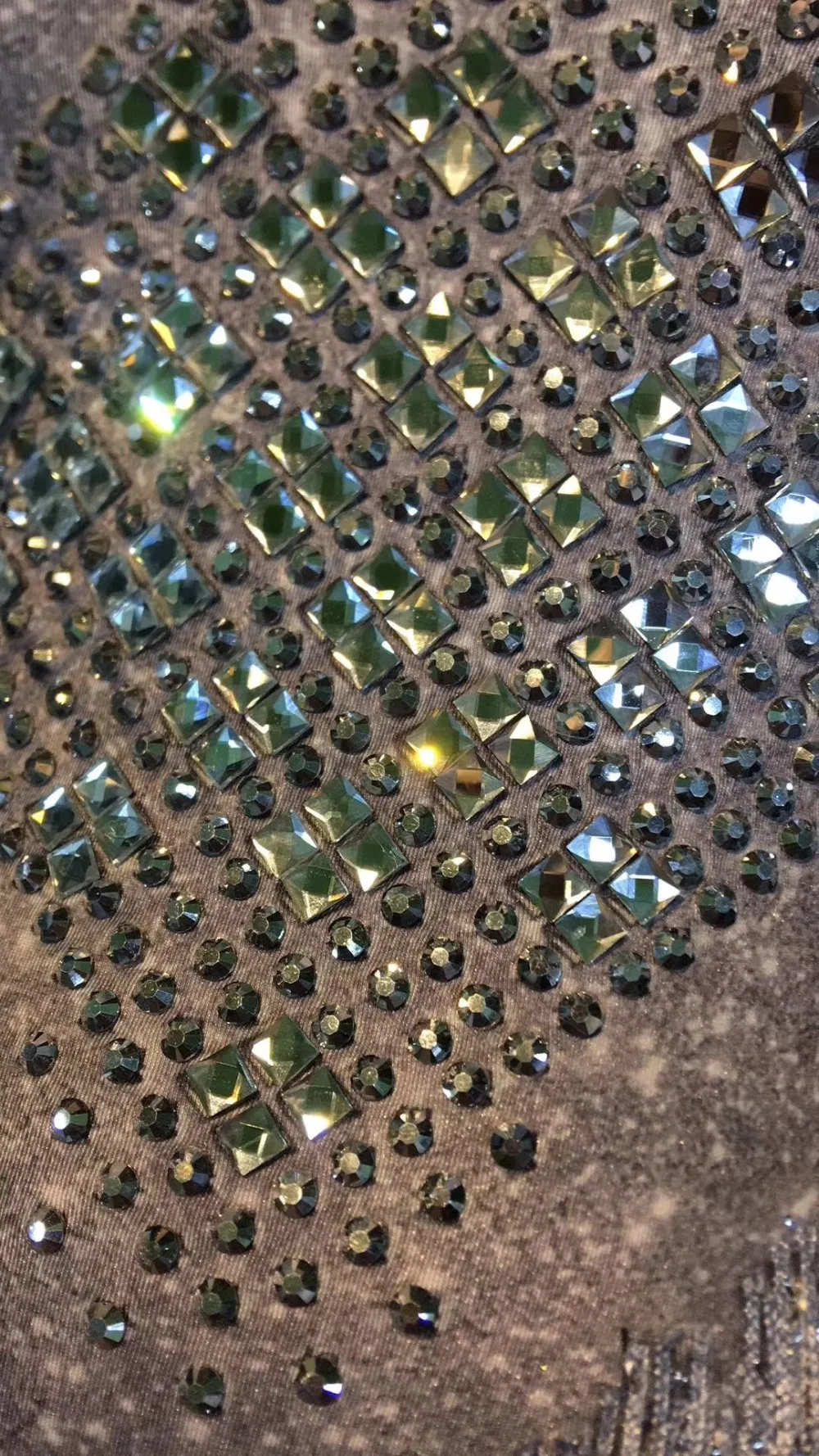 Brillantes diamantes de imitación borla leotardo club nocturno danza DS Show escenario desgaste elatio боди fiesta mujer