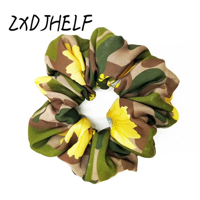 F530-Green ZXDJHELF Новое поступление Винтажный Леопардовый конский хвост держатель резинки кольцо резинка для волос галстук для женщин Девушка аксессуары для волос F512 - Цвет: F530-Green