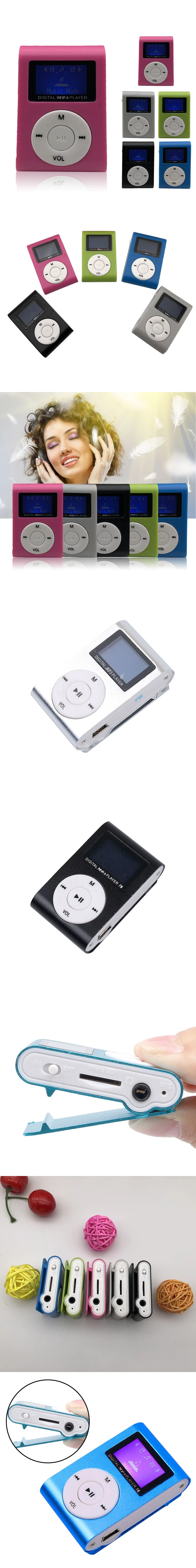 Мини USB MP3 плеер ЖК-экран дисплей Поддержка TF карта fm-радио