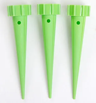 green 3pcs Завод самополив регулируемая стойка Системы 3/5 шт./компл. сезонная автополив для растений Самостоятельная автоматический полив шипы для полива и орошения Системы - Цвет: green 3pcs