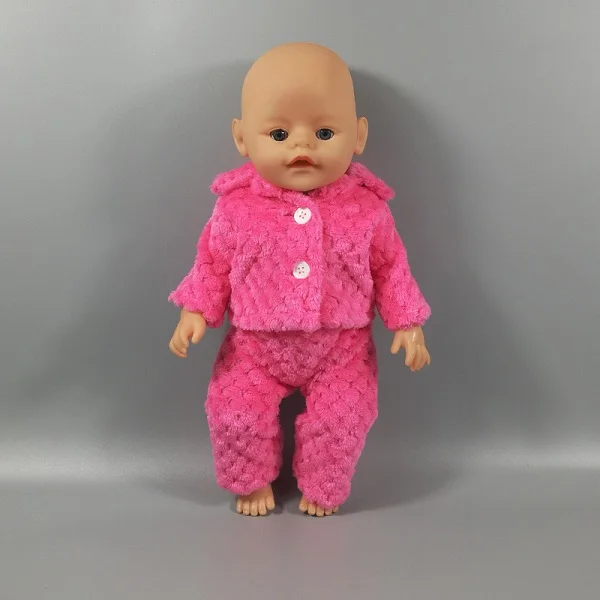 Одежда для кукол подходит для 43 см Born doll аксессуары спортивный костюм, подарок для малышей - Цвет: NO 4