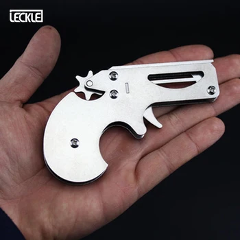 

Stainless Steel Revolver Folding Rubber Band Gun Children's Toy Gun Pistol Six Consecutive Shooting Soft Bullet Gun Boy's Gift
