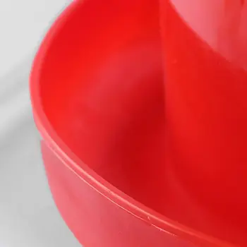 

Round Chicken Drinking Fountain Device Hanging Cup Waterer Bowl Poultry Drinker M0XD