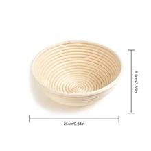 Горячая, новинка, Круглый хлебный тесто, расстойка, поднимающаяся ротанговая корзина и вкладыш, расстойная корзина, набор для домашних хлебопечек и хлебопечек